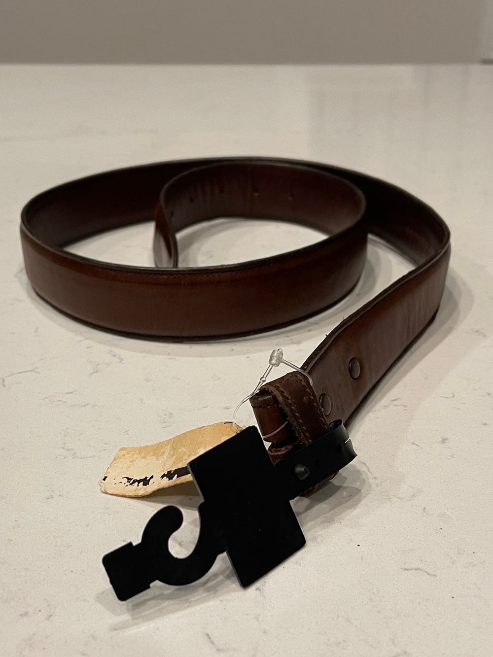 Vogt brown leather belt  leather strap